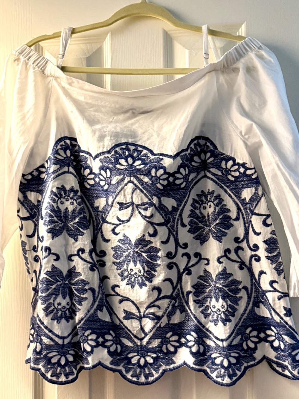 NWT Ivanka Trump Cold Shoulder Top (L)